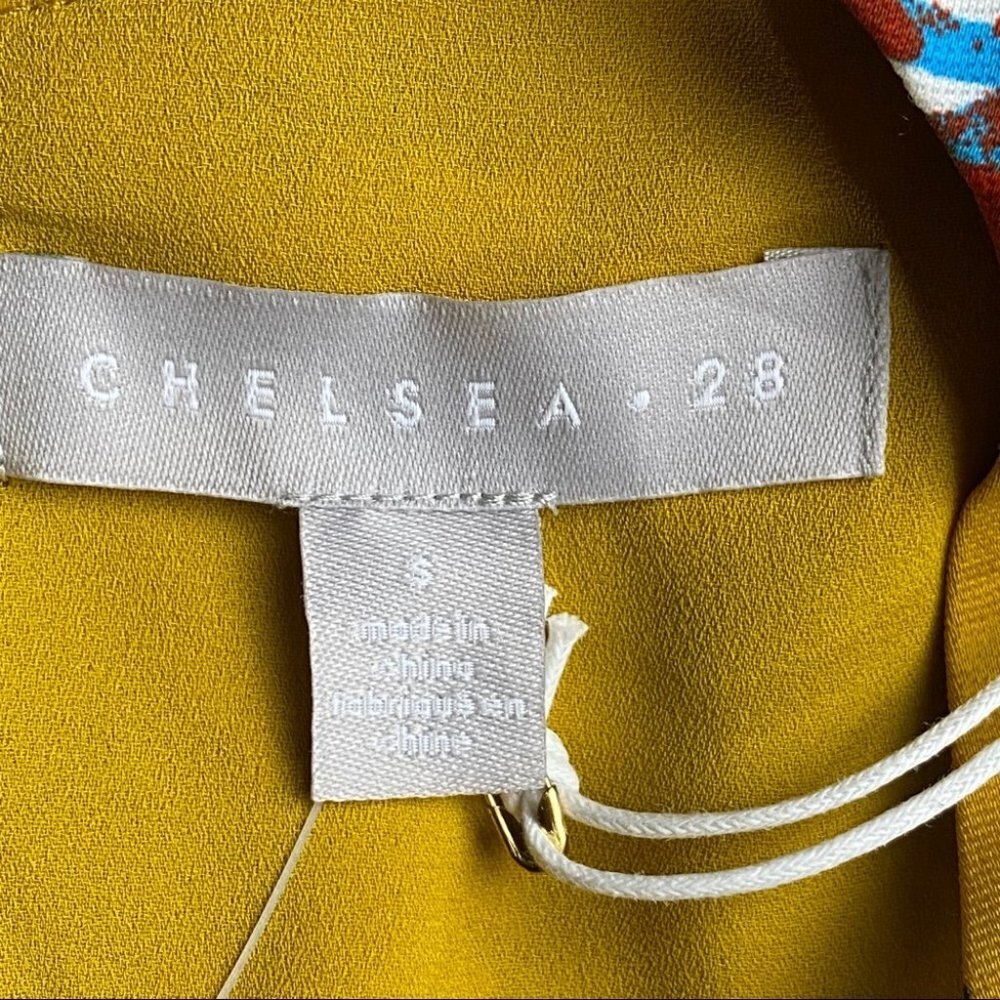 Chelsea28 High-Waisted Floral Midi Dress S - Picture 9 of 14